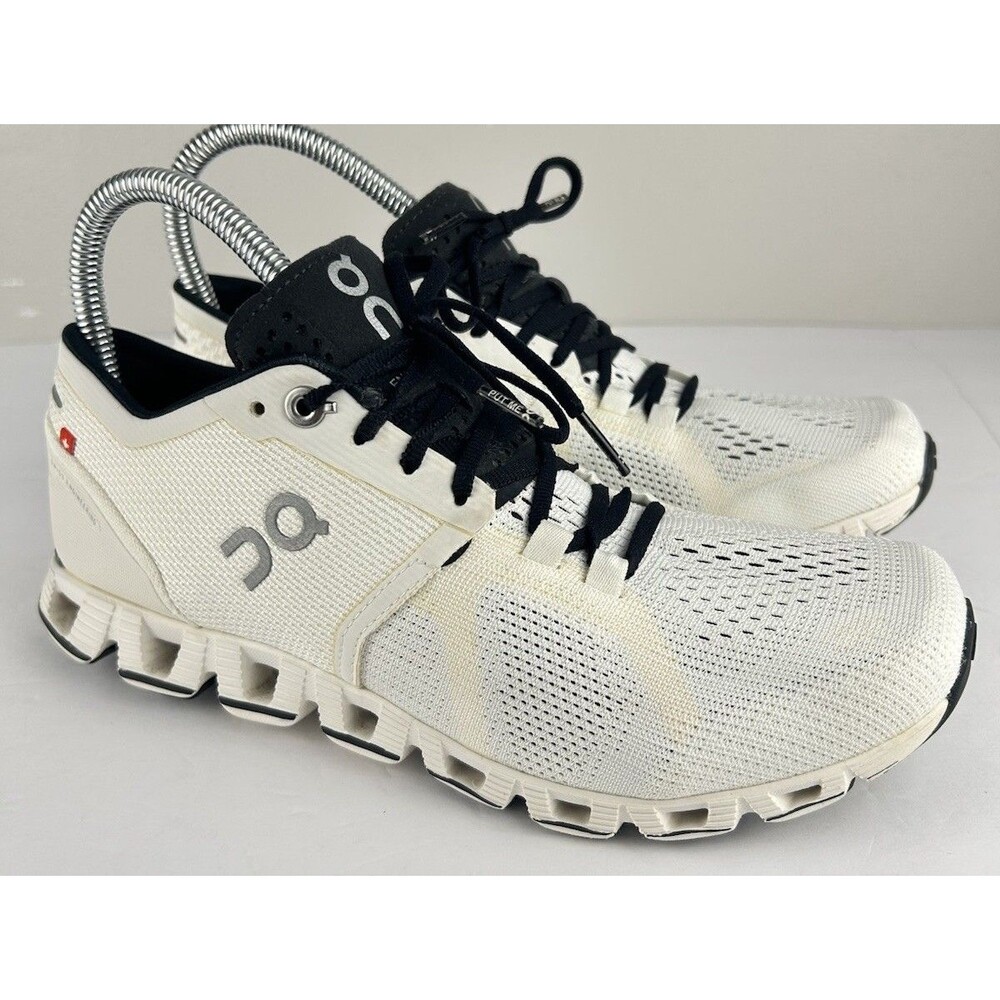 On Cloud X Womens Running Sneakers Shoes White/Black Size 7